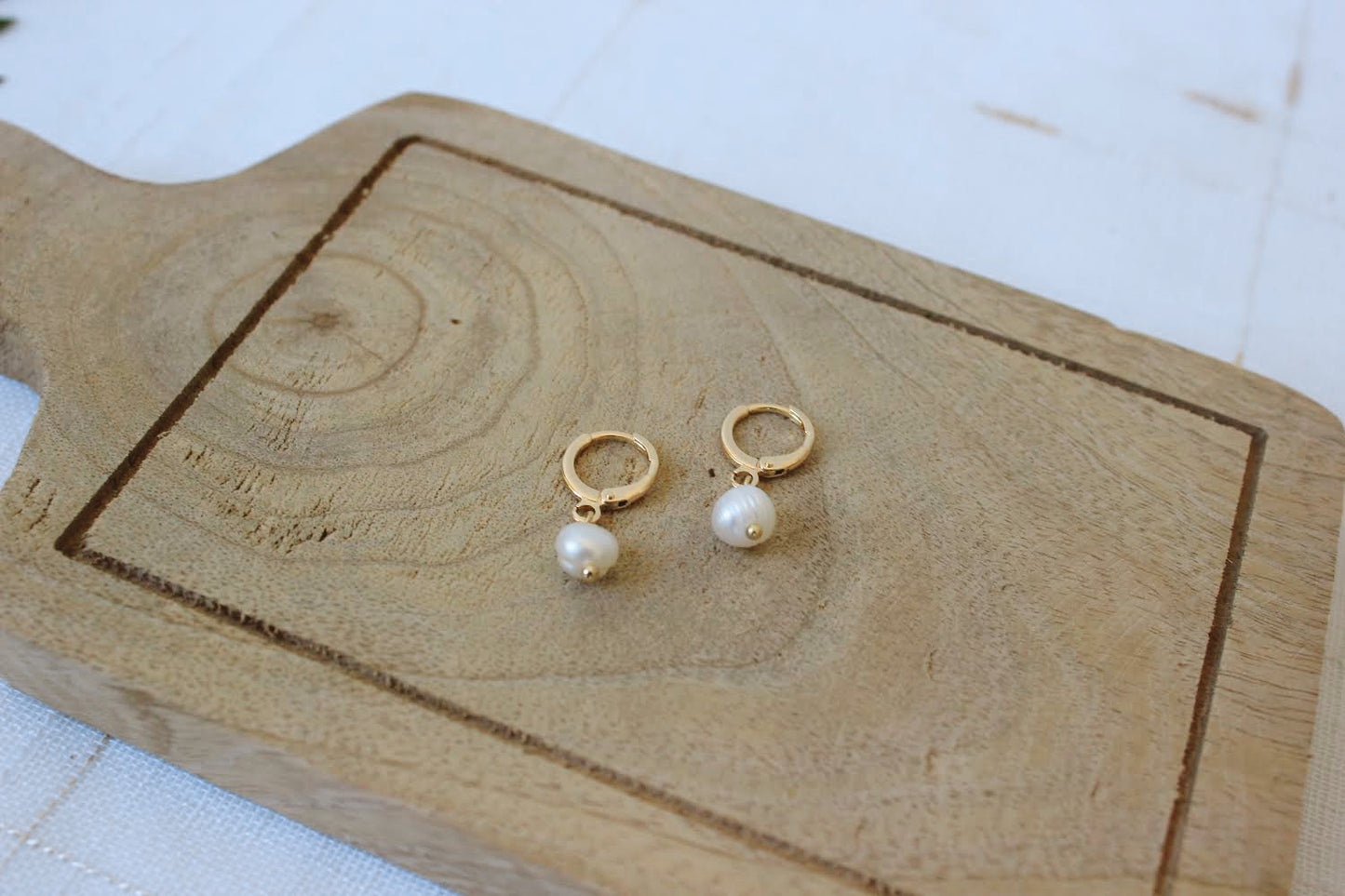 Mini Pearl Earrings