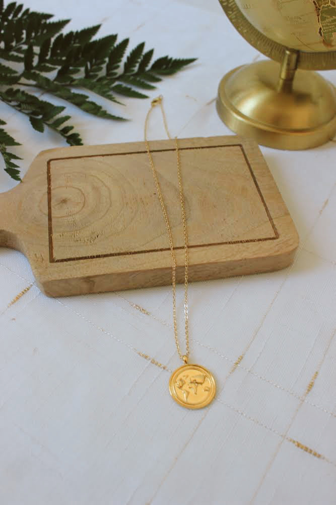 Globe necklace