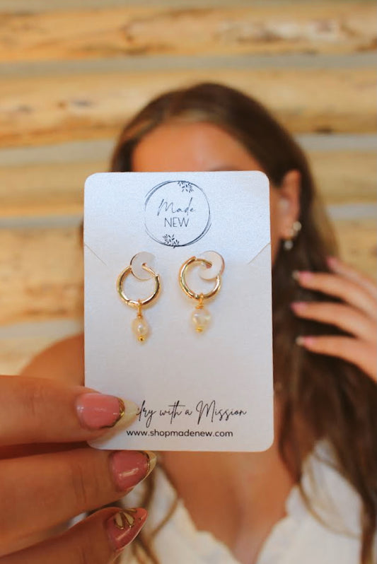 Mini Pearl Earrings