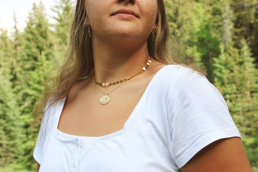 Globe necklace